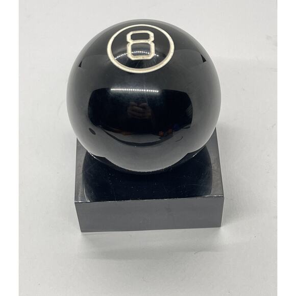Vintage Bakelite 8 Ball Pool Paper Weight Decoration Mid century Modern - Picture 9 of 9
